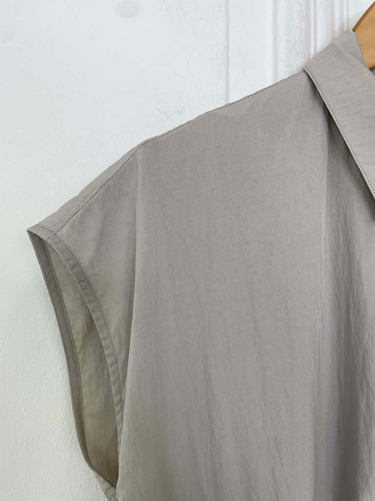 Cap Sleeve Shirt - Parchment