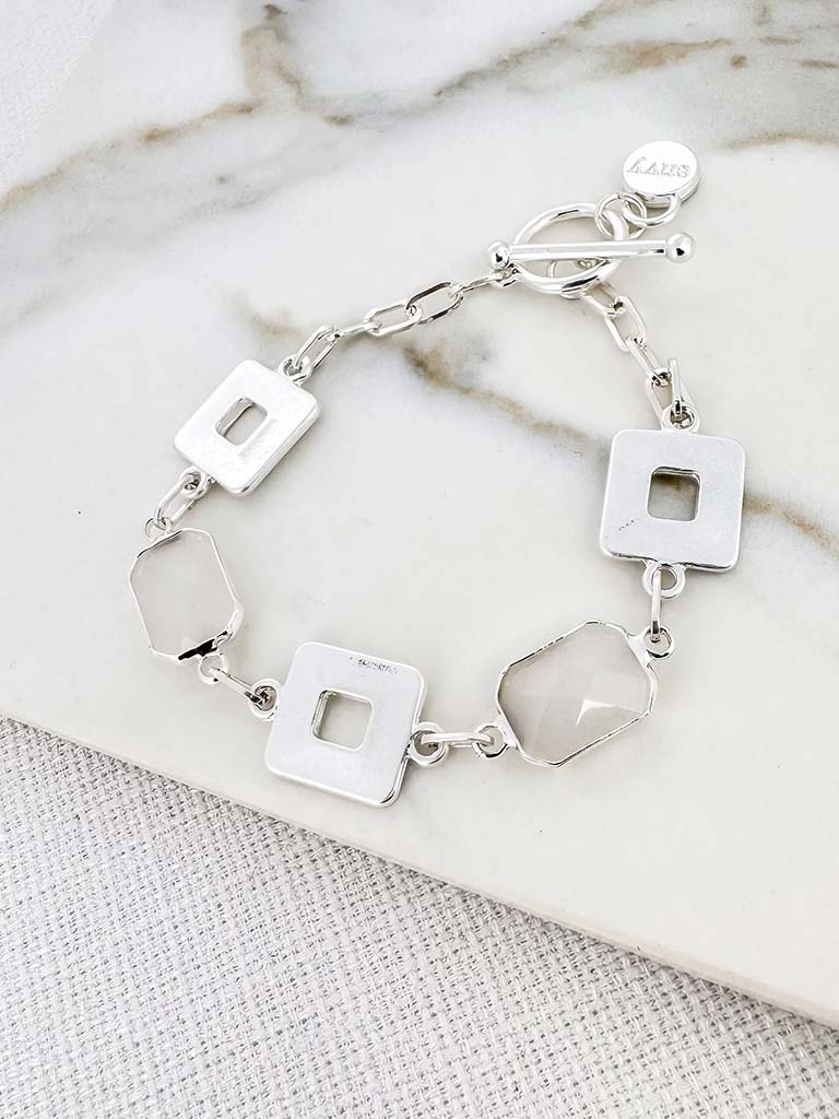 Envy Trinny Gem Bracelet - Silver
