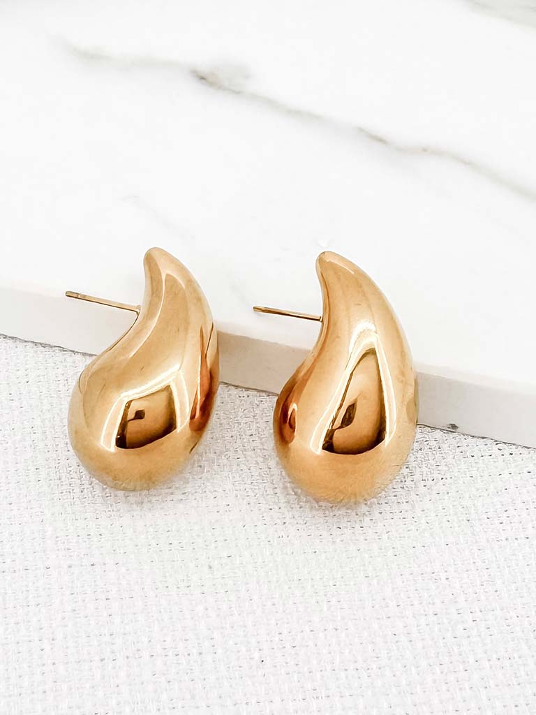Envy Teardrop Earrings - Gold
