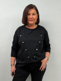 Military Sweatshirt - Black