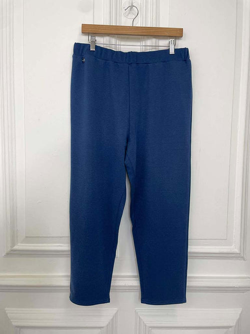 Malissa J Ponte Cigarette Trousers - Denim