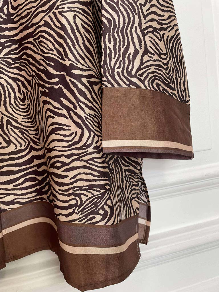 Zebra Silk Feel Shirt