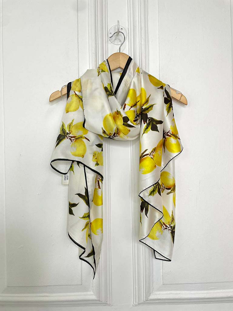 Malissa J Silk Feel Lemon Scarf