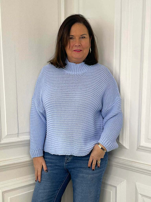 Fisherman Knit - Sky