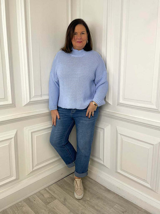 Fisherman Knit - Sky