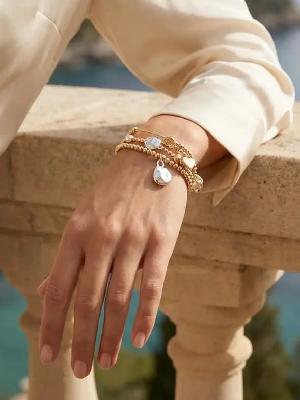 Envy Triple Strand Bracelet - Gold & Silver