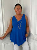 Classic V-Neck Vest - Cobalt