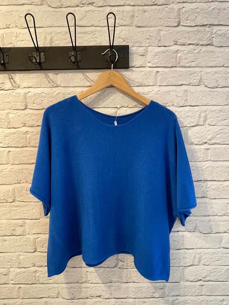 Boxy Knit - Cobalt