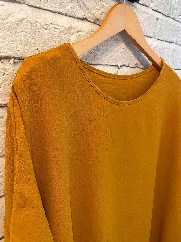 Oversized Basic Top - Ochre