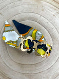 Scarf Bangle - Gold Flower