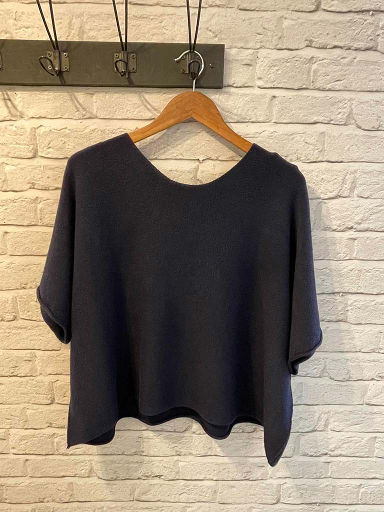 Boxy Knit - Navy