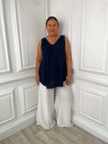Classic V-Neck Vest - Navy