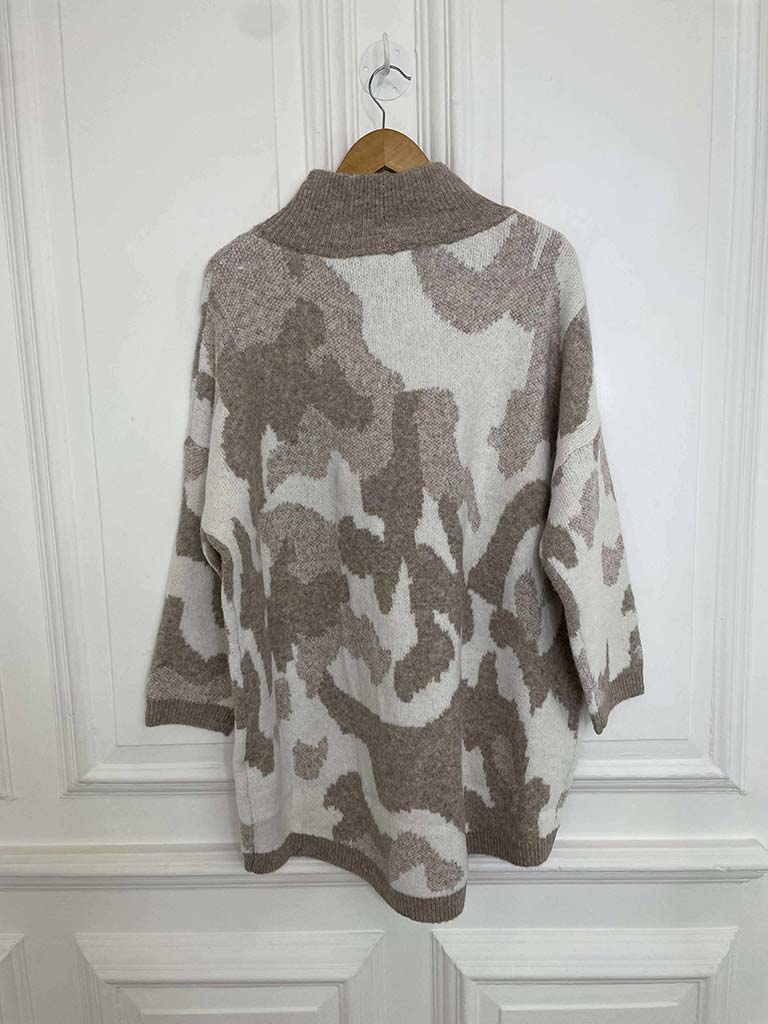 Luxe Supersoft Camo Knit - Stone