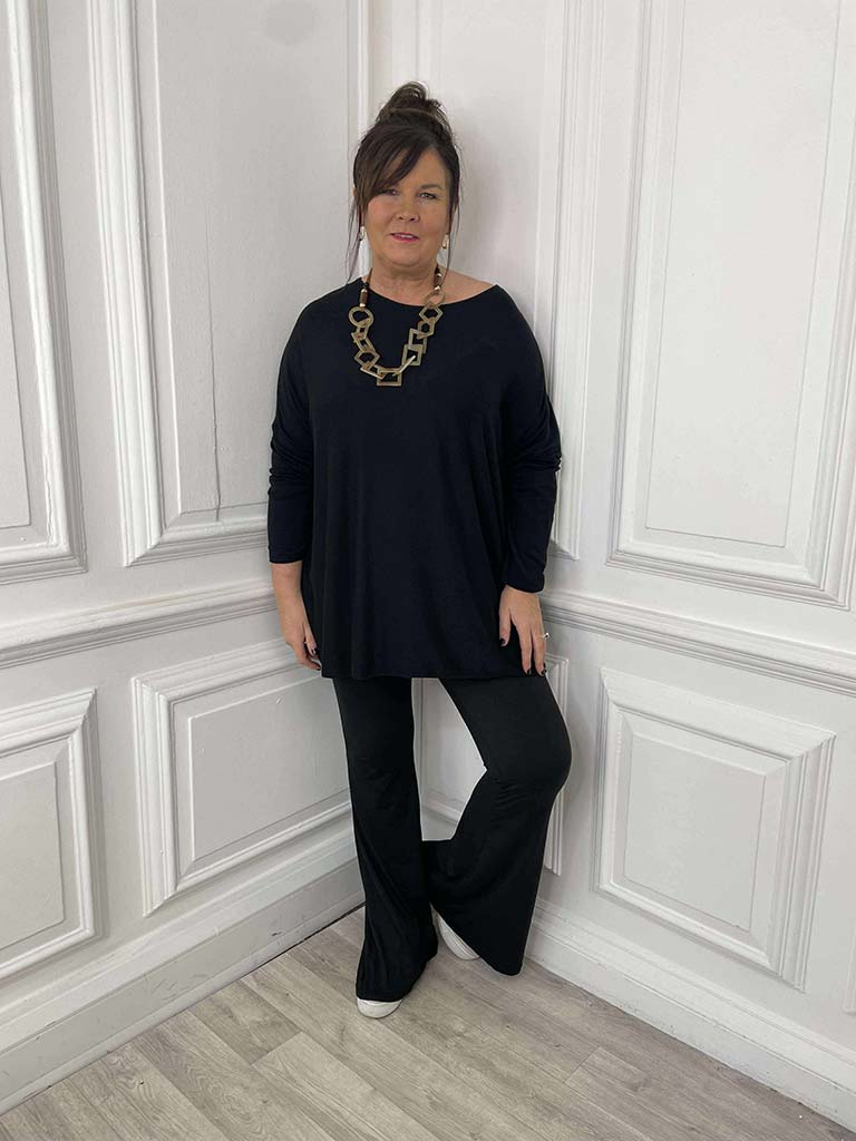 Boxy Supersoft Knit - Black