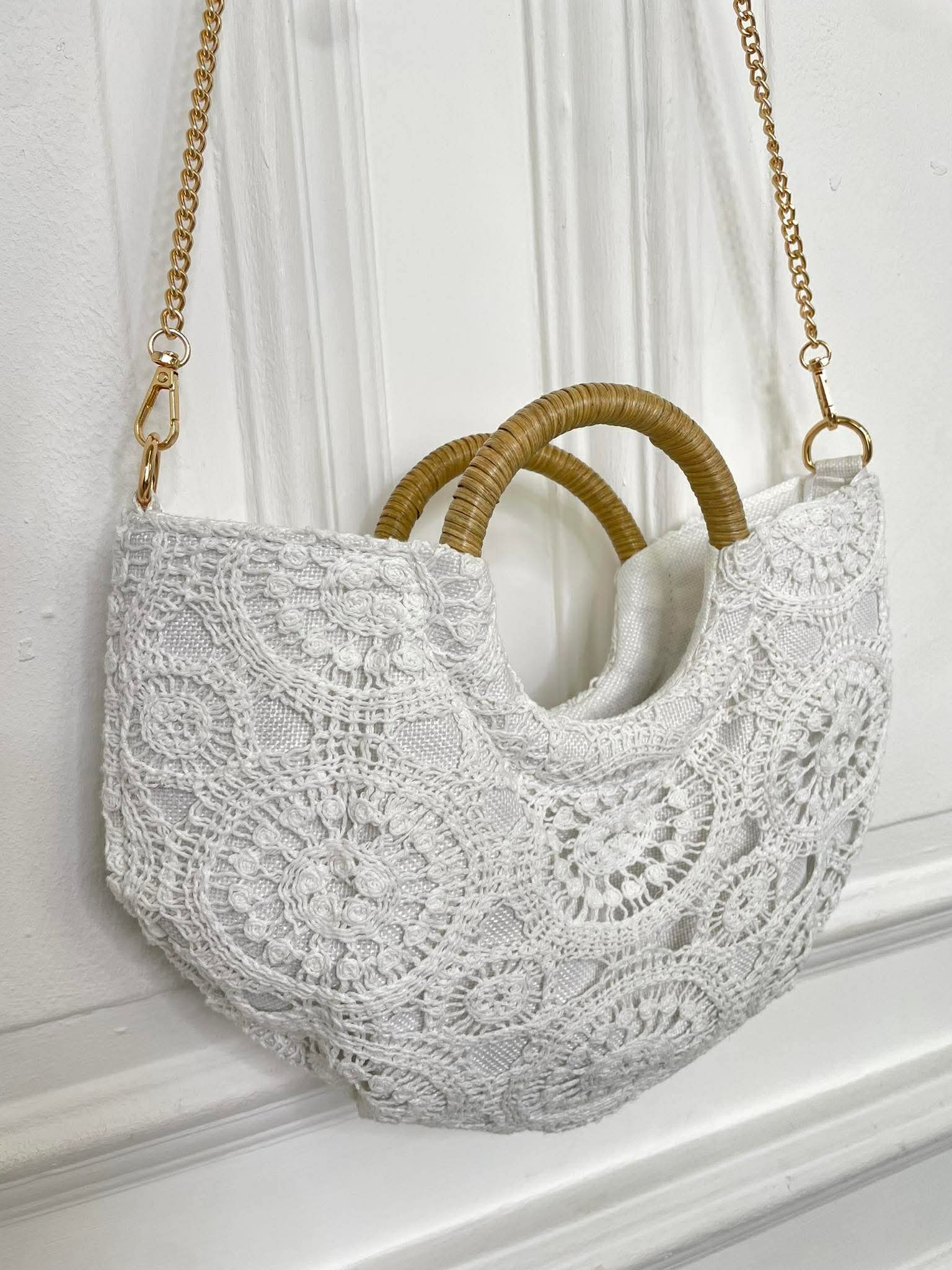 Crochet Bag - White