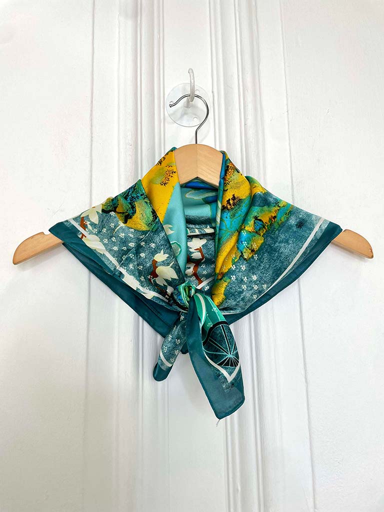 Silk Feel Neckerchief - Landscape