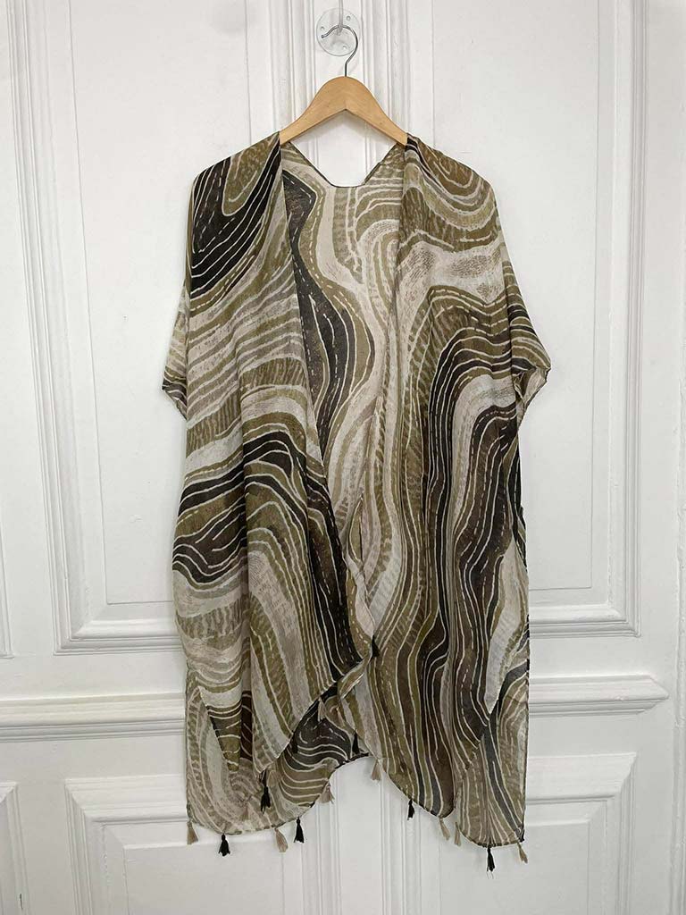 Malissa J Swirl Throwover - Stone