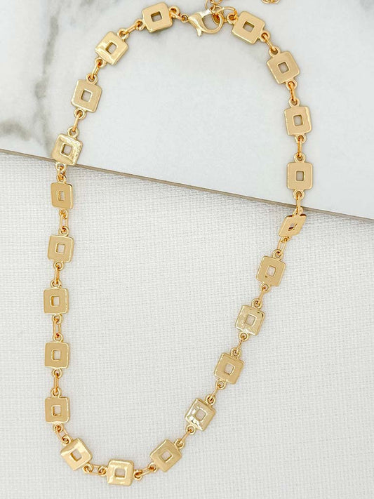 Envy Short Trinny Necklace - Gold