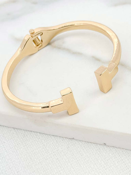 Envy T Bangle - Gold