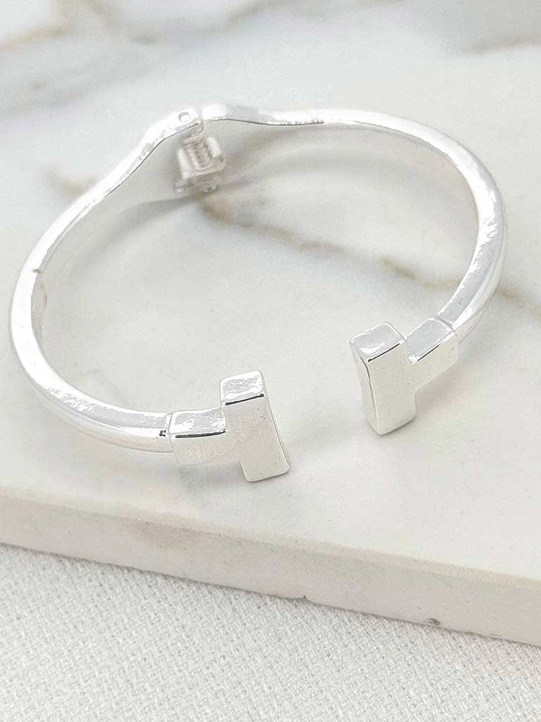 Envy T Bangle - Silver