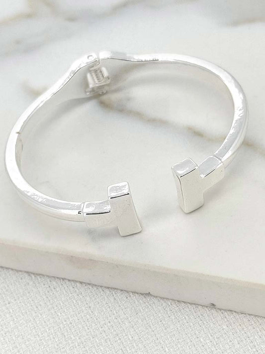 Envy T Bangle - Silver