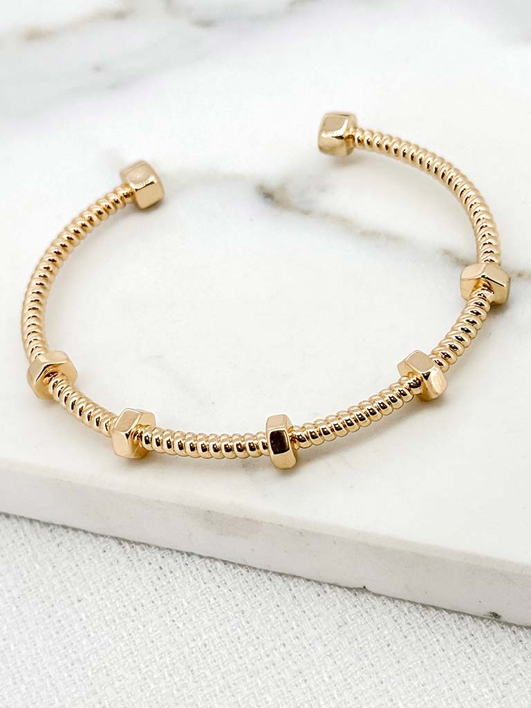 Envy Hardware Bangle - Gold