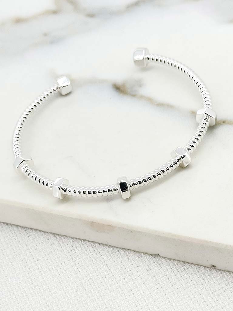 Envy Hardware Bangle - Silver