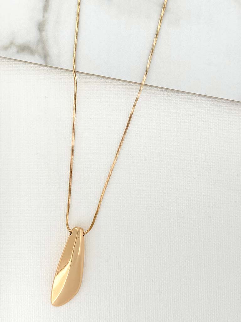 Envy Teardrop Necklace - Gold