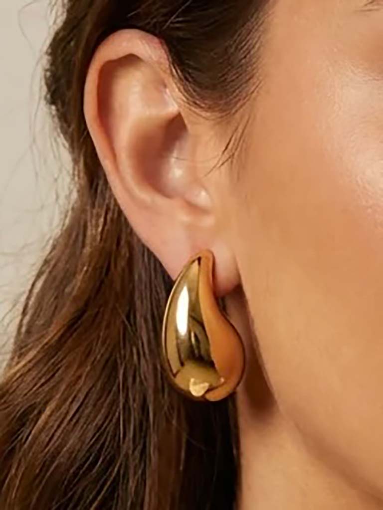 Envy Large Teardrop Earrings - Gold