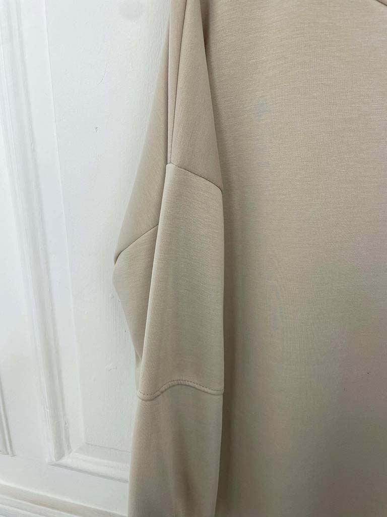 Oversized Scuba Hoodie - Ecru