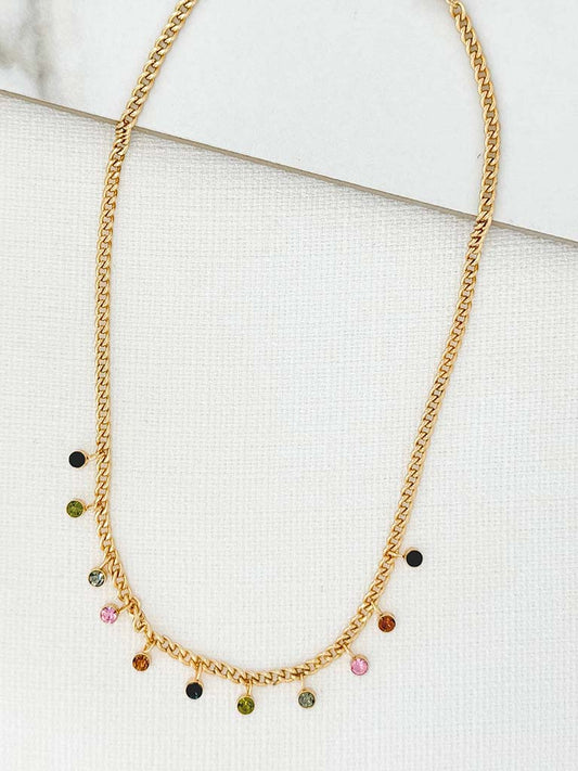 Envy Rainbow Necklace - Gold