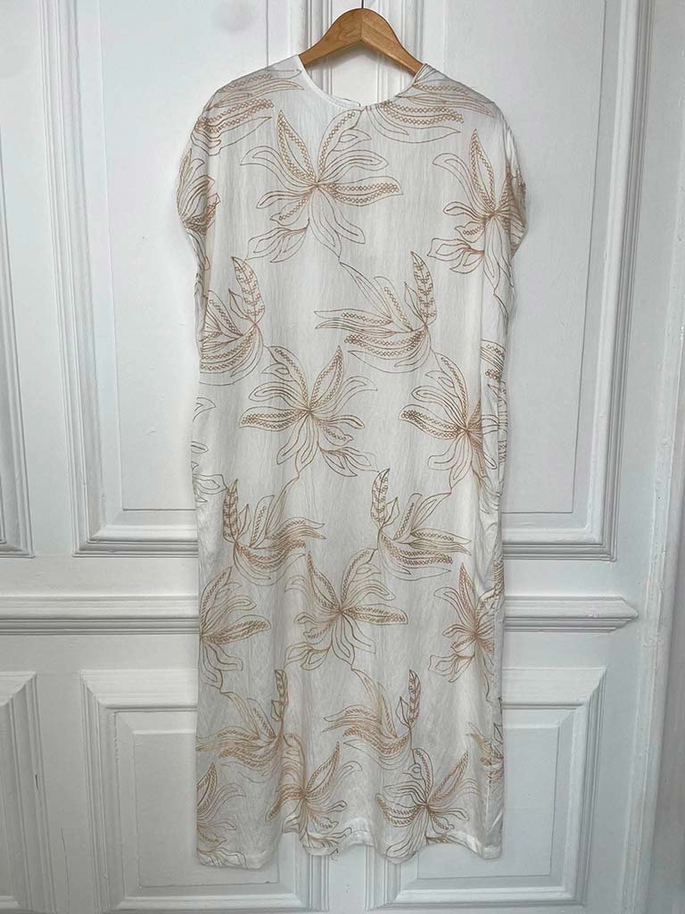 Lily Embroidered Dress - White