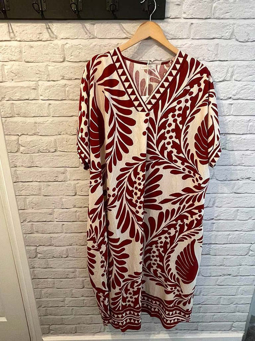 Laurel Midi Dress - Bordeaux