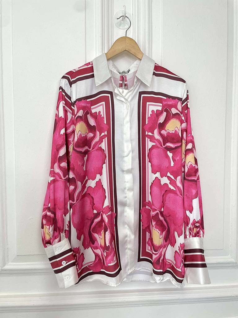 Fuchsia Watercolour Tie Back Co-ord