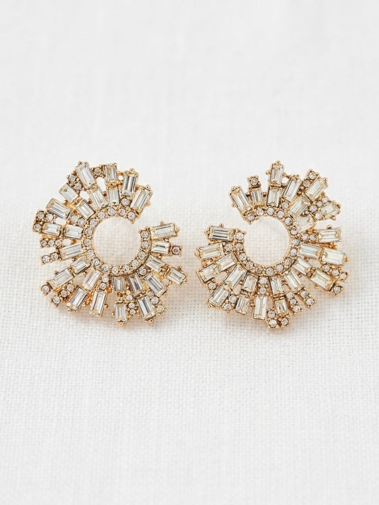 Envy Starburst Earrings - Gold