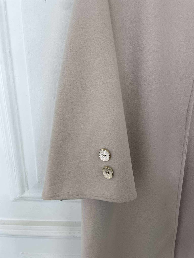 A-Line Overcoat - Ecru