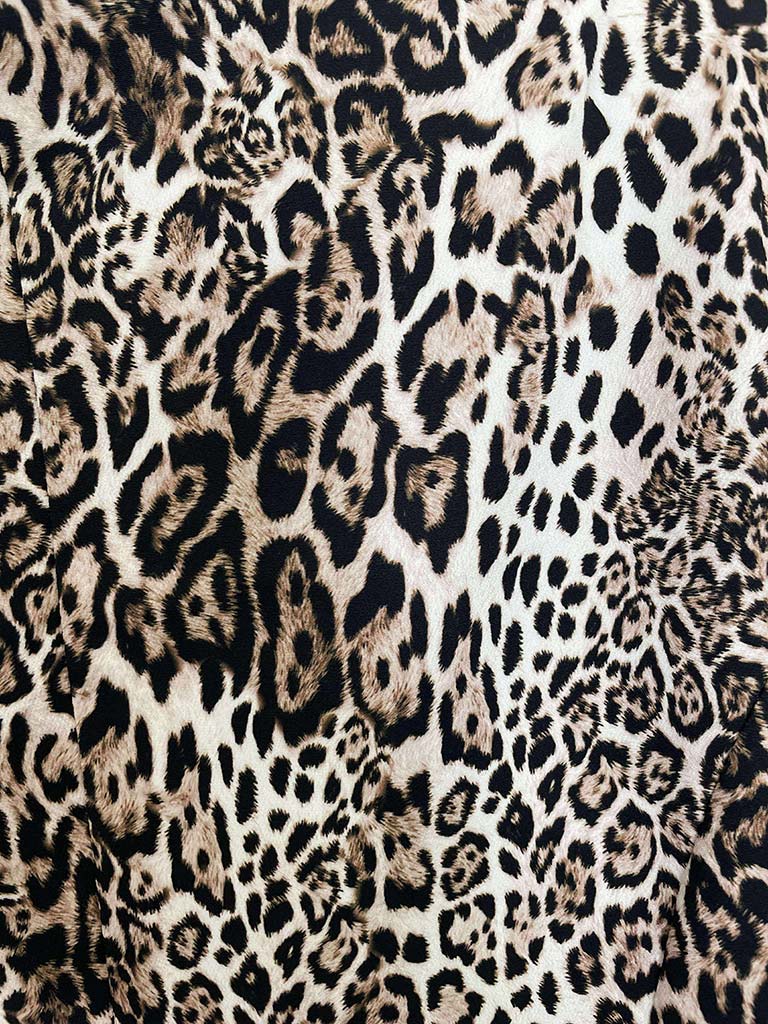 Micro Leopard Print Blazer
