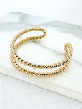 Envy Twisted Bangle - Gold