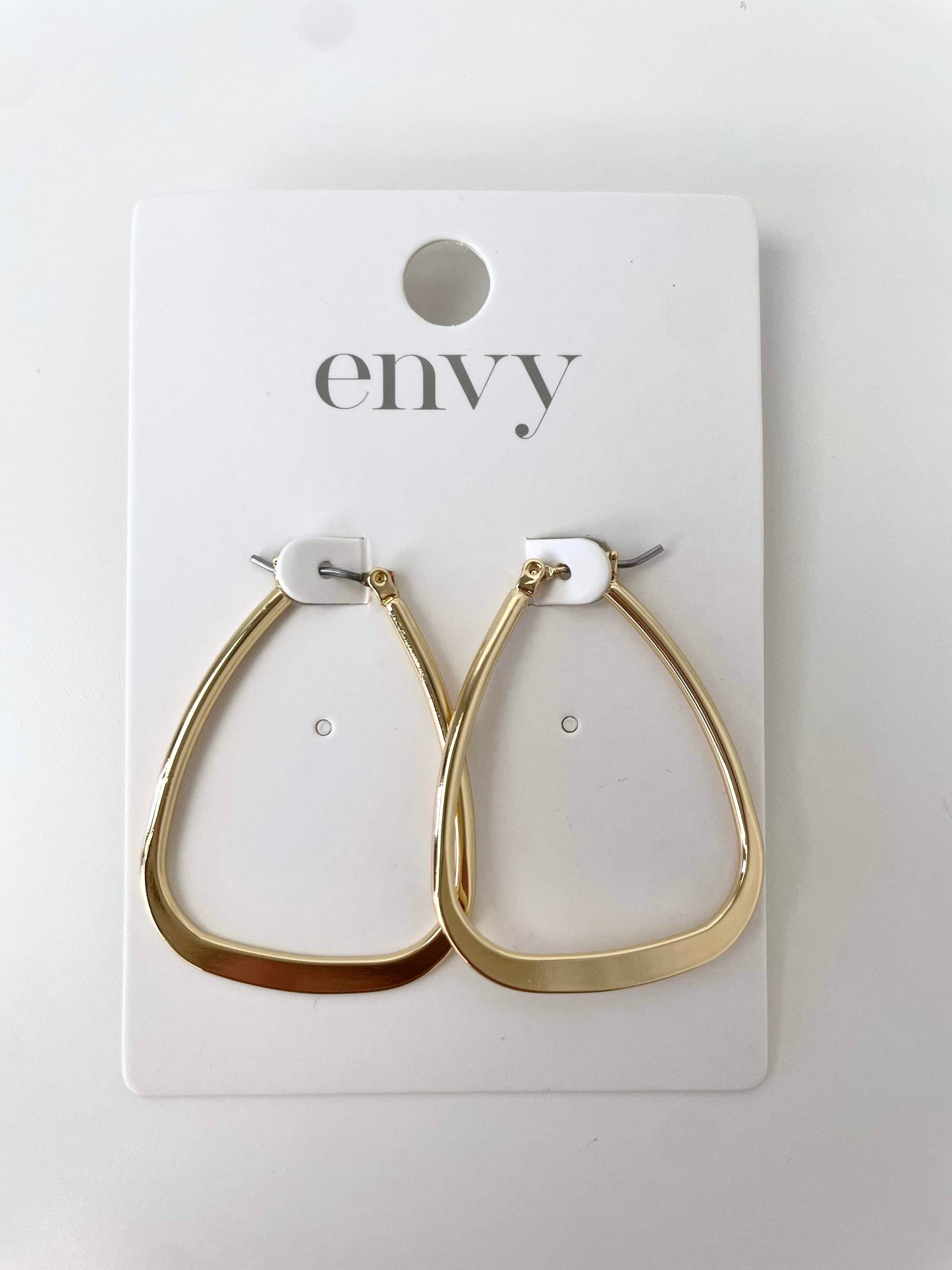 Envy Reuleaux Hoop Earrings - Gold