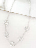Envy Anchor Necklace - Silver