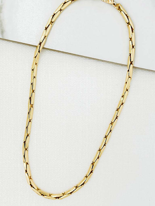 Envy Snake Chain Necklace - Gold