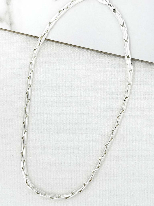 Envy Snake Chain Necklace - Silver