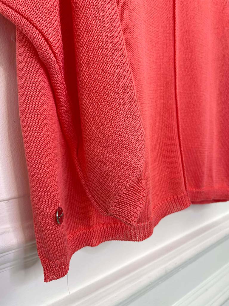 Malissa J Exposed Seam Knit - Coral