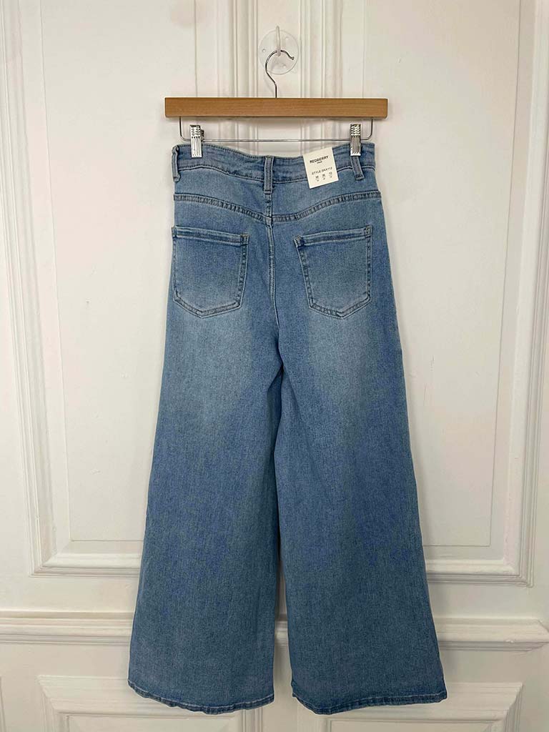 Ultra Wide Ankle Grazer Jeans