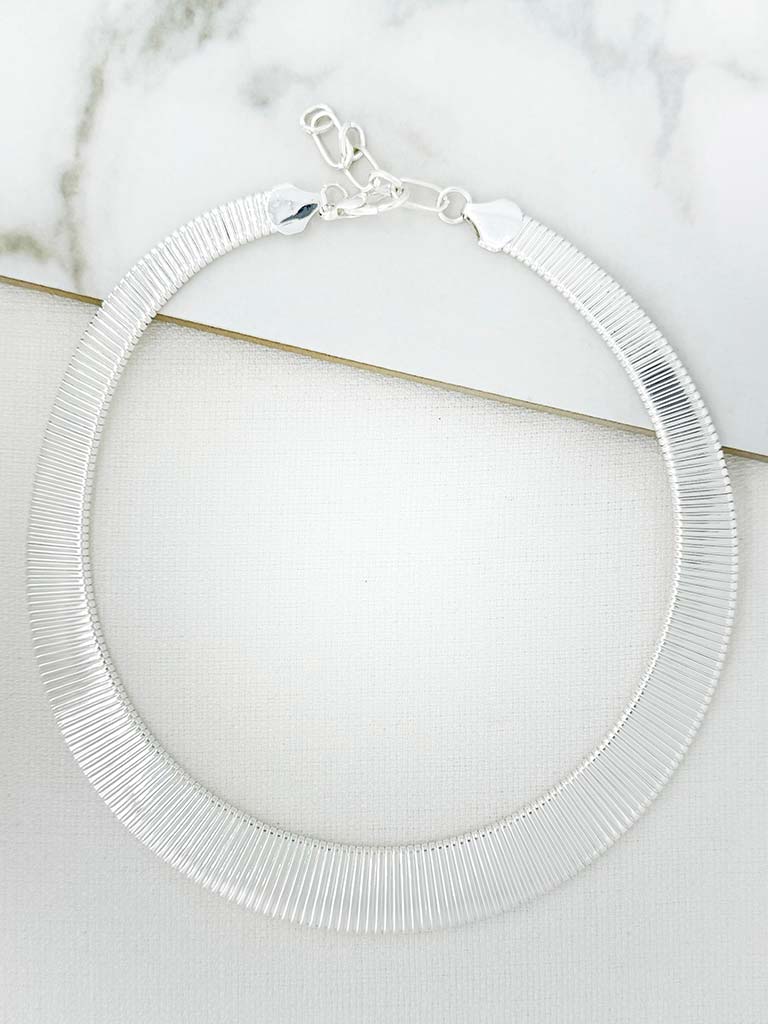 Envy Collar Necklace - Silver