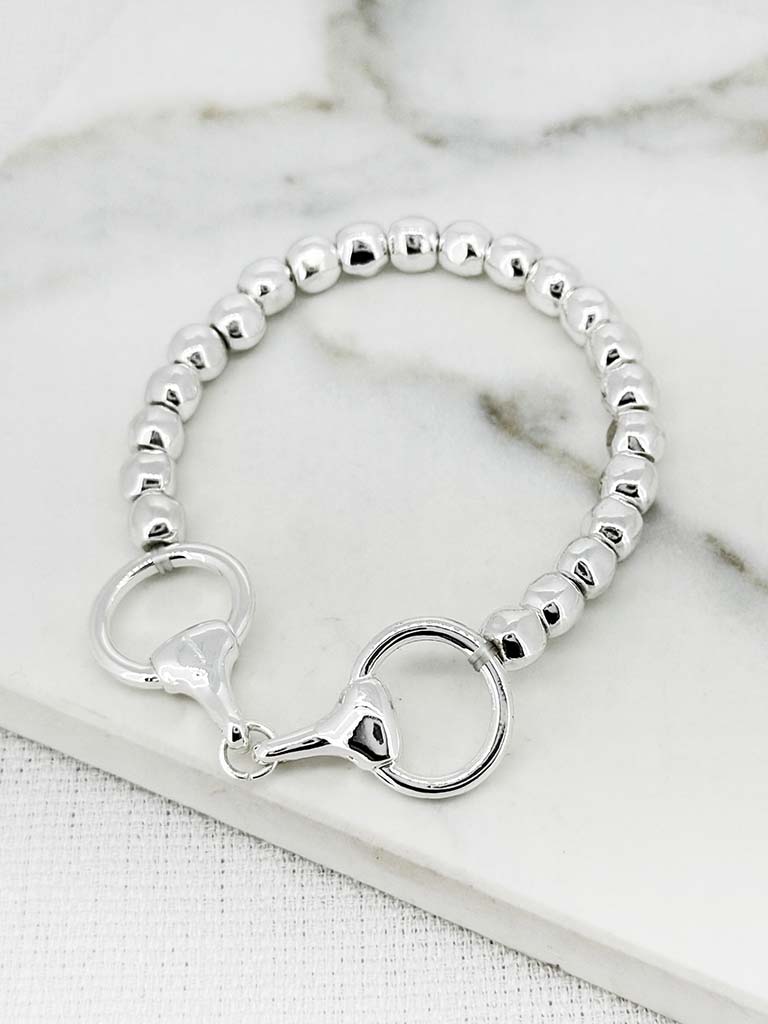 Envy Snaffle Bracelet - Silver