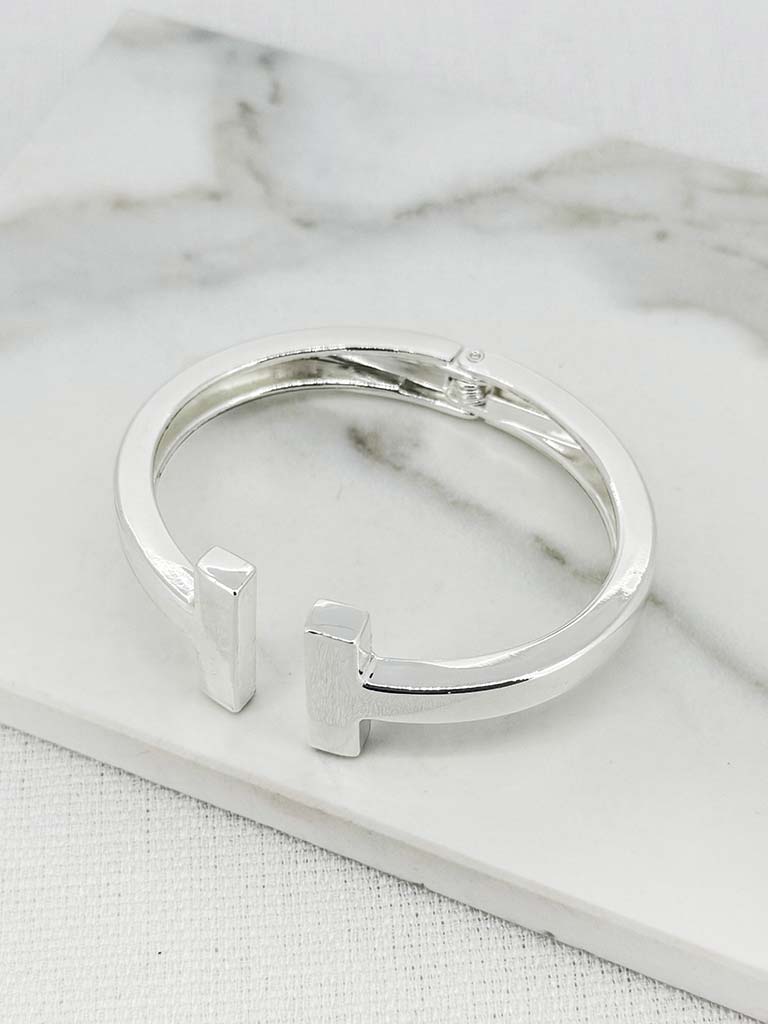 Envy T Bangle - Silver