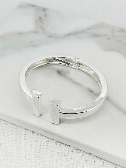 Envy T Bangle - Silver
