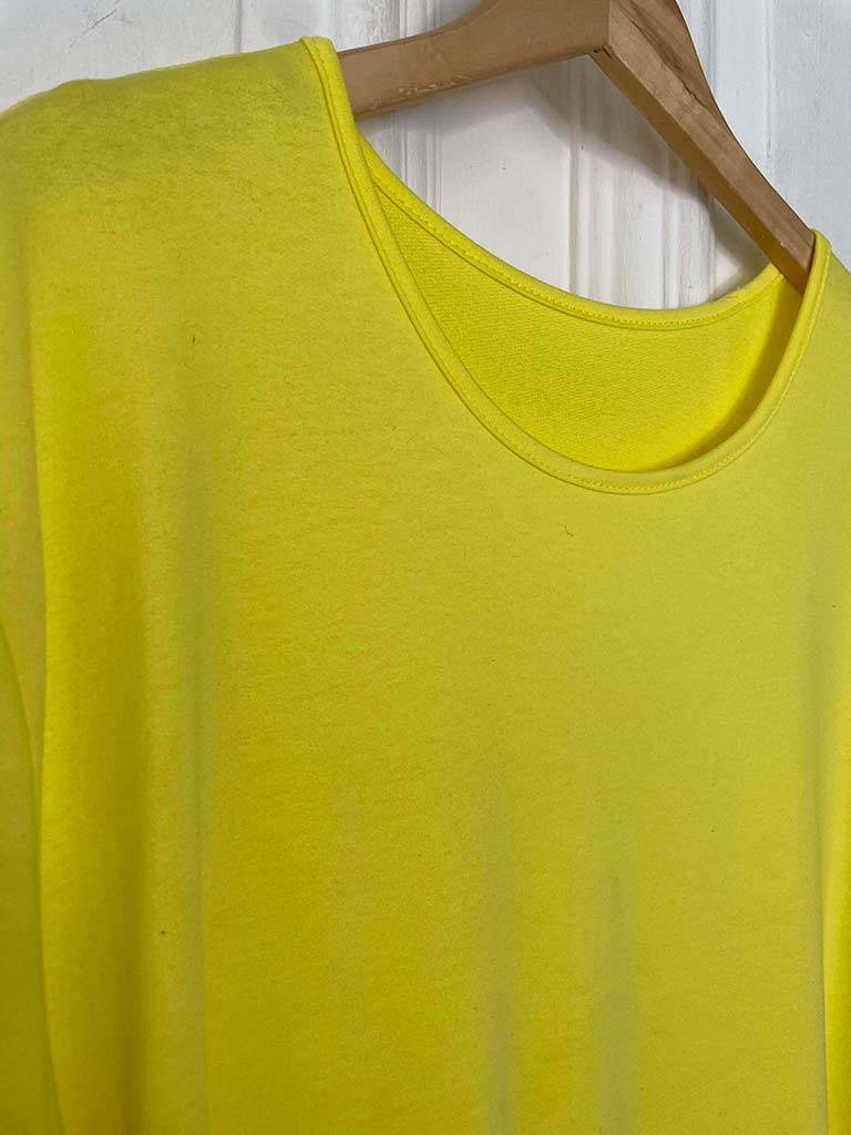 Drop Peplum Hem Dress - Sunshine