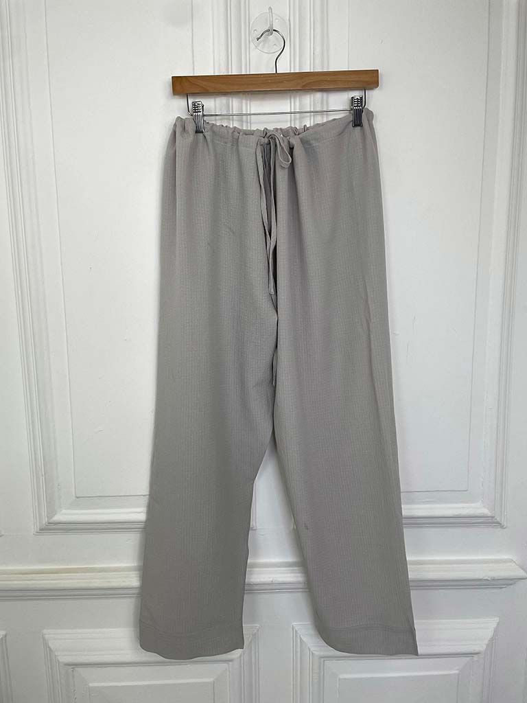 Malissa J Crepe Palazzo Trousers - Stone